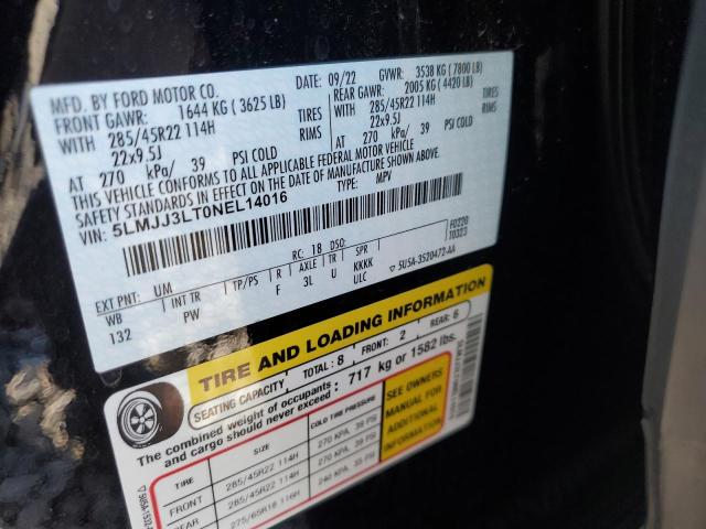 Photo 14 from auction – 2022 LINCOLN NAVIGATOR with VIN 5LMJJ3LT0NEL14016