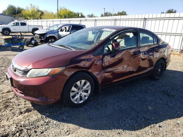 HONDA CIVIC LX 2012 z numerem VIN 19XFB2F56CE349534 - Zdjęcie z aukcji
