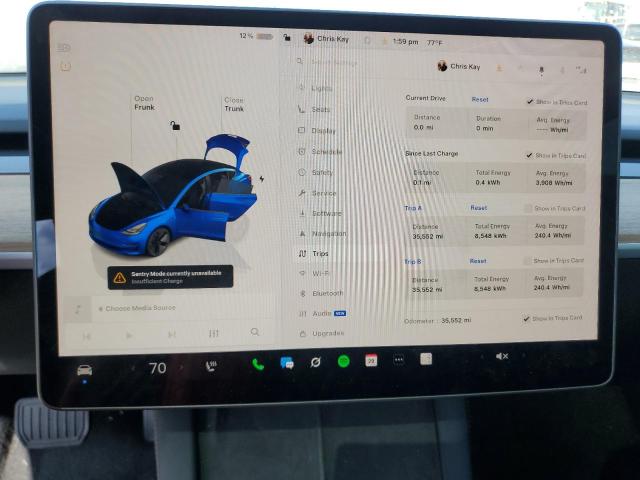 Photo 9 from auction – 2023 TESLA MODEL 3 with VIN 5YJ3E1EAXPF646535