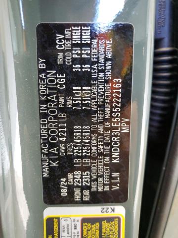Photo 14 from auction – 2025 KIA NIRO EX with VIN KNDCR3LE5S5222163