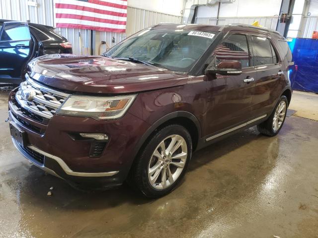 FORD EXPLORER L 2018 with VIN 1FM5K8F8XJGB65358 - Photo from auction