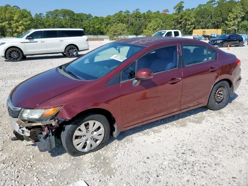 HONDA CIVIC LX 2012 with VIN 2HGFB2F51CH572716 - Photo from auction