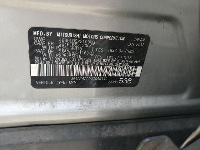 Photo 14 from auction – 2018 MITSUBISHI ECLIPSE CR with VIN JA4AT4AA0JZ045442