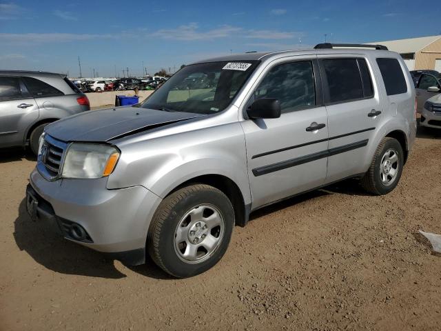HONDA PILOT LX 2012 with VIN 5FNYF4H24CB052350 - Photo from auction