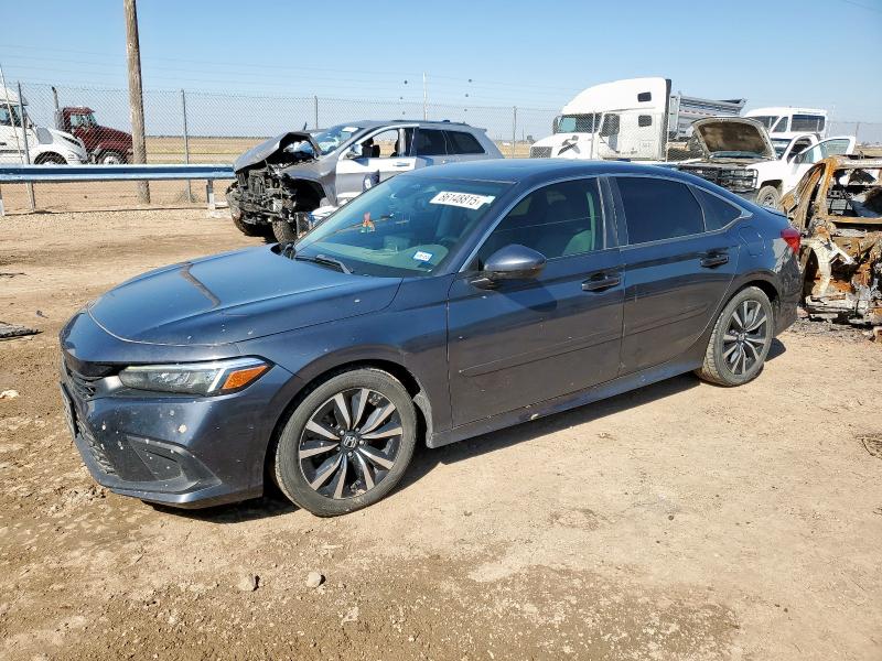 HONDA CIVIC EX 2022 with VIN JHMFE1F78NX004879 - Photo from auction