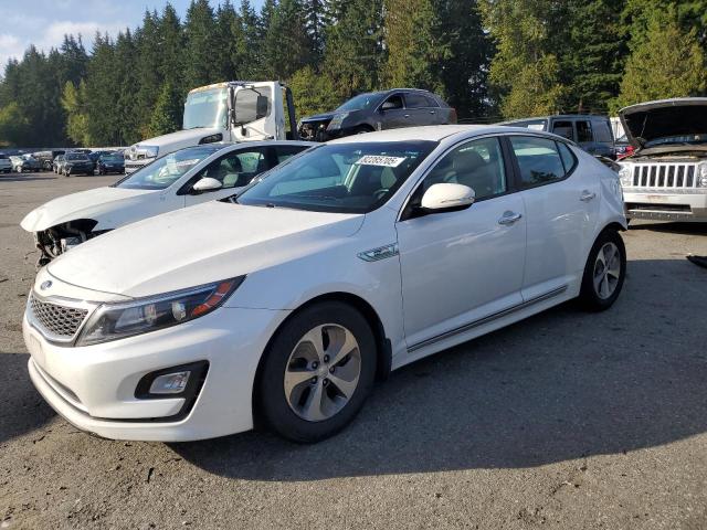 KIA OPTIMA HYB 2014 with VIN KNAGM4AD8E5076598 - Photo from auction