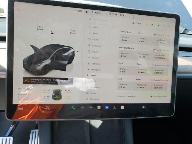 Photo 9 from auction – 2023 TESLA MODEL Y with VIN 7SAYGDEF8PF692848