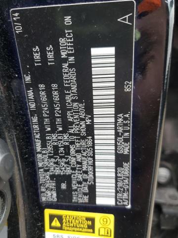 Photo 14 from auction – 2015 TOYOTA HIGHLANDER with VIN 5TDKKRFH0FS051864