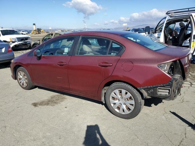 Photo 2 from auction – 2012 HONDA CIVIC LX with VIN 2HGFB2F59CH552908
