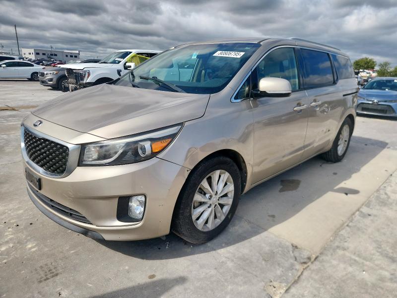 KIA SEDONA EX 2015 with VIN KNDMC5C13F6033820 - Photo from auction