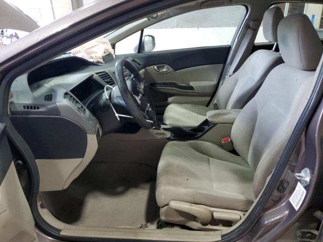 Photo 7 from auction – 2012 HONDA CIVIC with VIN 2HGFB2F81CH551620