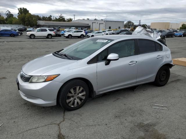 HONDA CIVIC LX 2012 with VIN 19XFB2F55CE061763 - Photo from auction
