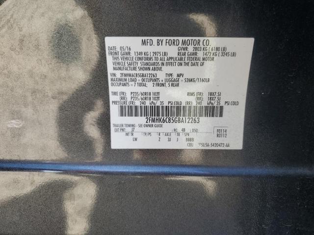 Photo 14 from auction – 2016 FORD FLEX SEL with VIN 2FMHK6C85GBA12263