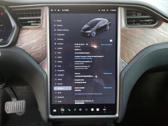 Photo 9 from auction – 2019 TESLA MODEL X with VIN 5YJXCBE24KF212979