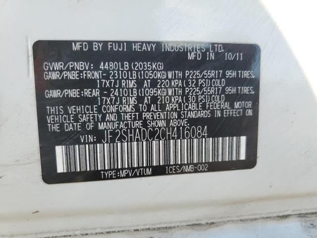 Photo 14 from auction – 2012 SUBARU FORESTER 2 with VIN JF2SHADC2CH416084