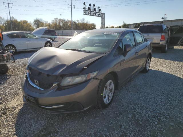 HONDA CIVIC LX 2013 with VIN 19XFB2F51DE022301 - Photo from auction