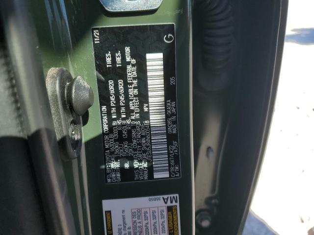 Photo 14 from auction – 2022 TOYOTA 4RUNNER SR with VIN JTESU5JR4N6005418