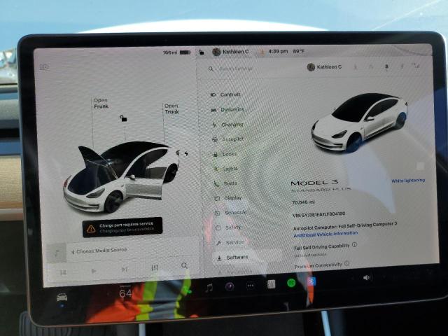 Photo 9 from auction – 2020 TESLA MODEL 3 with VIN 5YJ3E1EA1LF804190