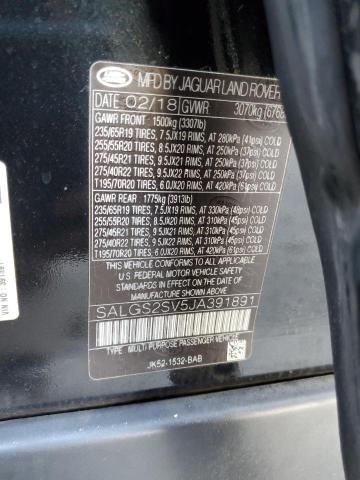 Photo 14 from auction – 2018 LAND ROVER RANGE ROVE with VIN SALGS2SV5JA391891