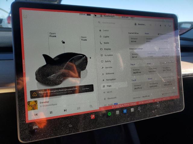 Photo 9 from auction – 2023 TESLA MODEL 3 with VIN 5YJ3E1EA7PF673692
