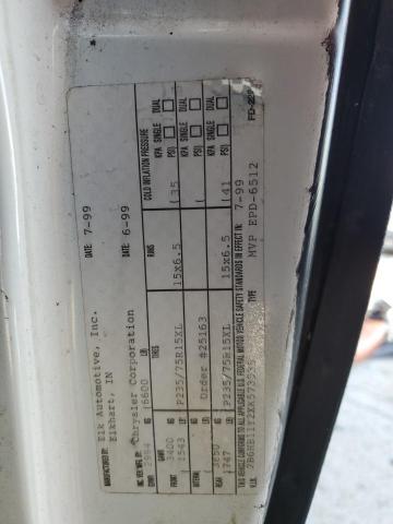 Photo 14 from auction – 1999 DODGE RAM VAN B1 with VIN 2B6HB11Y2XK573535