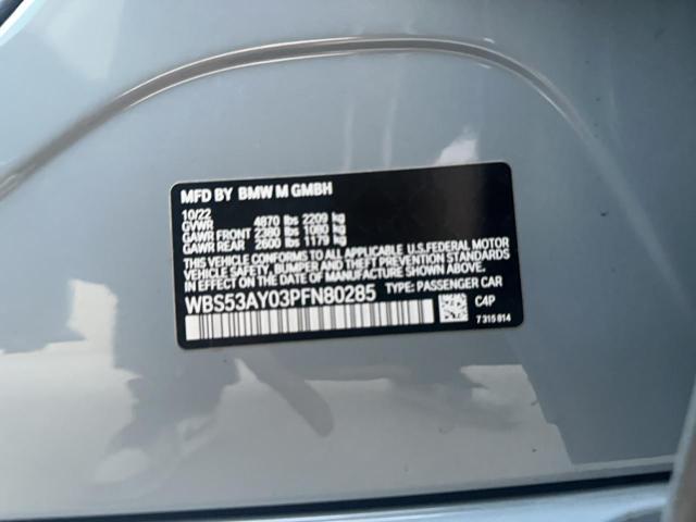 Photo 10 from auction – 2023 BMW M3 with VIN WBS53AY03PFN80285