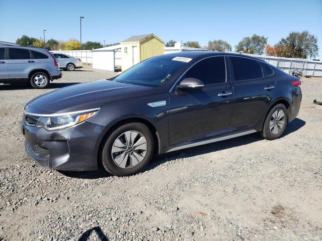 KIA OPTIMA HYB 2017 with VIN KNAGT4LCXH5004989 - Photo from auction