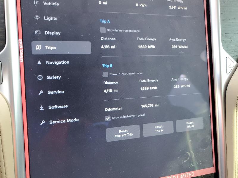 Photo 9 from auction – 2016 TESLA MODEL S with VIN 5YJSA1E45GF139477