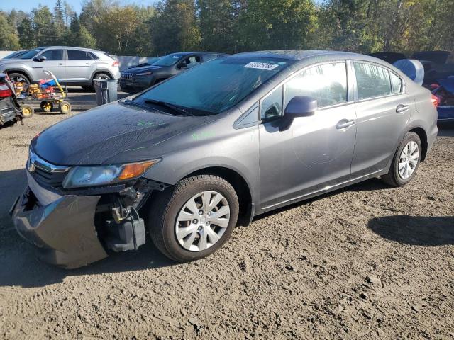 HONDA CIVIC LX 2012 مع رقم تعريف المركبة 2HGFB2F47CH047277 - صورة من المزاد