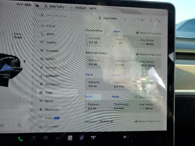Photo 9 from auction – 2019 TESLA MODEL 3 with VIN 5YJ3E1EA2KF361918