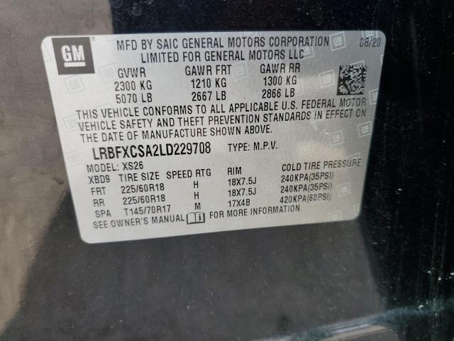 Photo 14 from auction – 2020 BUICK ENVISION E with VIN LRBFXCSA2LD229708