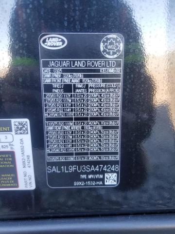 Photo 14 from auction – 2025 LAND ROVER RANGE ROVE with VIN SAL1L9FU3SA474248