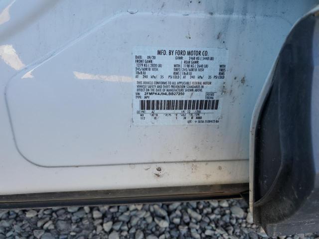 Photo 14 from auction – 2020 FORD EDGE SEL with VIN 2FMPK4J94LBB27250