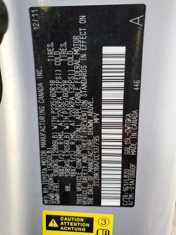 Photo 14 from auction – 2012 LEXUS RX 350 with VIN 2T2BK1BA7CC137795