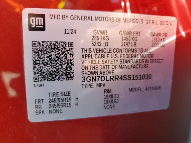 Photo 14 from auction – 2025 CHEVROLET EQUINOX LT with VIN 3GN7DLRR4SS151030