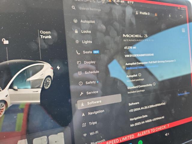 Photo 9 from auction – 2021 TESLA MODEL 3 with VIN 5YJ3E1EA9MF030546