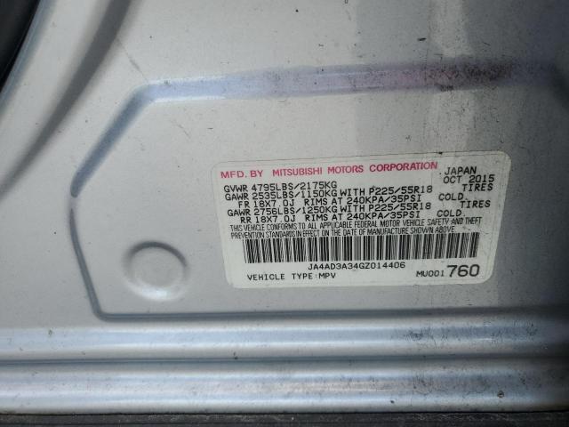 Photo 14 from auction – 2016 MITSUBISHI OUTLANDER with VIN JA4AD3A34GZ014406