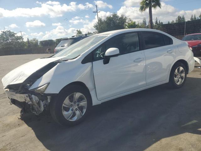 HONDA CIVIC LX 2013 with VIN 19XFB2F57DE027843 - Photo from auction