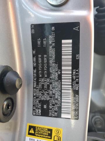 Фото 14 с аукциона – 2015 TOYOTA HIGHLANDER с VIN 5TDJKRFH5FS086024
