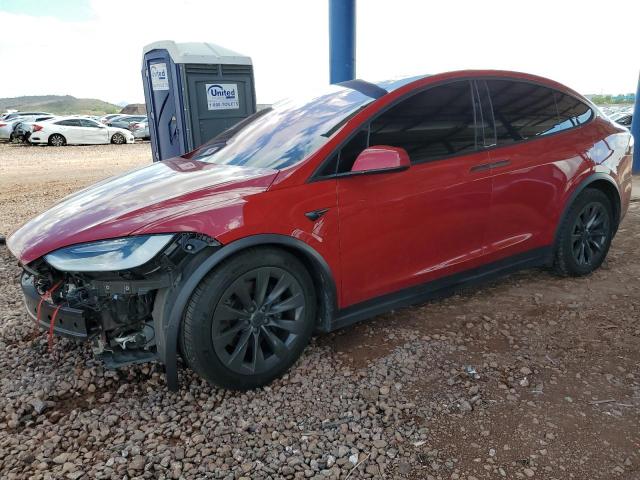 TESLA MODEL X 2020 with VIN 5YJXCBE20LF220384 - Photo from auction