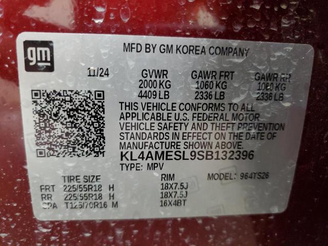 Zdjęcie 14 z aukcji – 2025 BUICK ENCORE GX z VIN KL4AMESL9SB132396