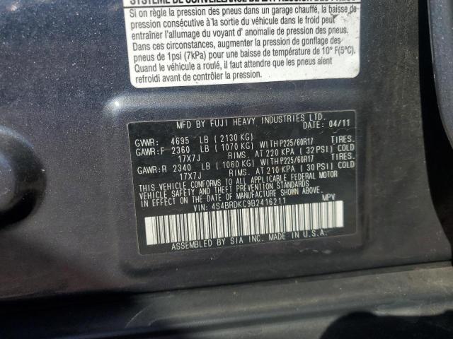 Photo 14 from auction – 2011 SUBARU OUTBACK 3.6R LIMITED with VIN 4S4BRDKC9B2416211