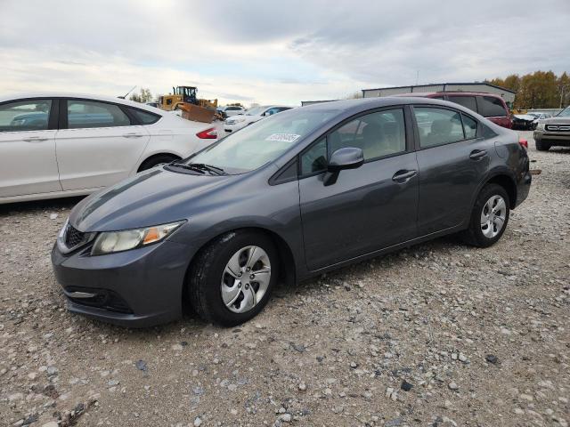 HONDA CIVIC LX 2013 with VIN 19XFB2F52DE006141 - Photo from auction