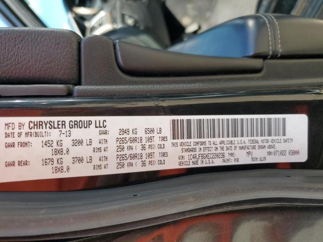 Photo 14 from auction – 2014 JEEP GRAND CHER with VIN 1C4RJFBGXEC220236