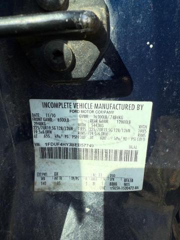 صورة رقم 10 من المزاد - 2011 FORD F450 SUPER مع VIN 1FDUF4HY3BEB57749