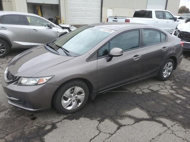 HONDA CIVIC LX 2013 with VIN 19XFB2F58DE217621 - Photo from auction