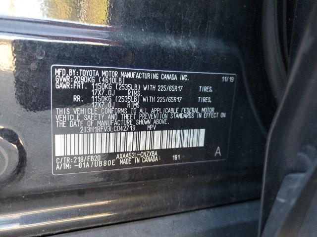 Photo 14 from auction – 2020 TOYOTA RAV4 LE with VIN 2T3H1RFV3LC042719