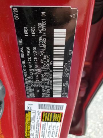 Photo 14 from auction – 2020 TOYOTA HIGHLANDER with VIN 5TDFZRBH8LS039038