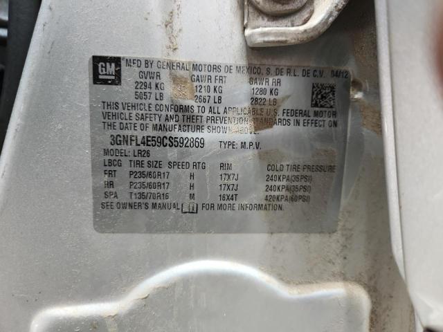 Photo 14 from auction – 2012 CHEVROLET CAPTIVA SP with VIN 3GNFL4E59CS592869