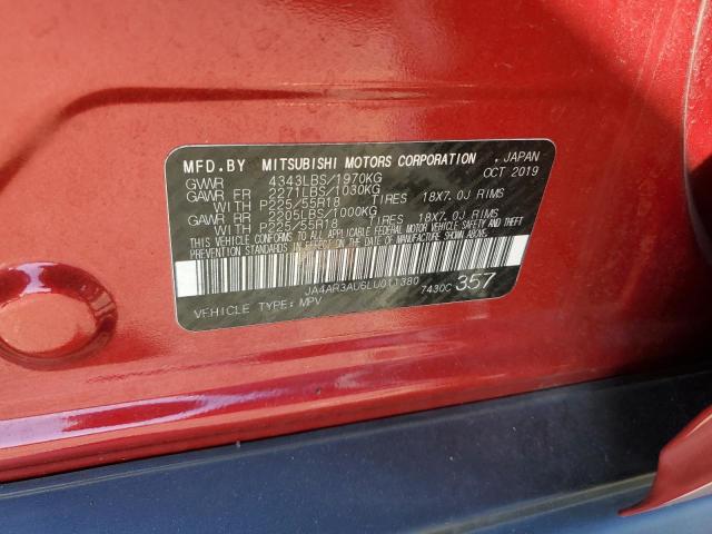 Photo 14 from auction – 2020 MITSUBISHI OUTLANDER with VIN JA4AR3AU6LU011380